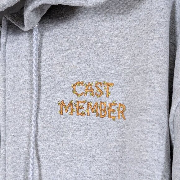 Disney Parks Zip up Hoodie XXL 'Leaf the Magic to us' Cast Member Chip n' Dale - Picture 4 of 6